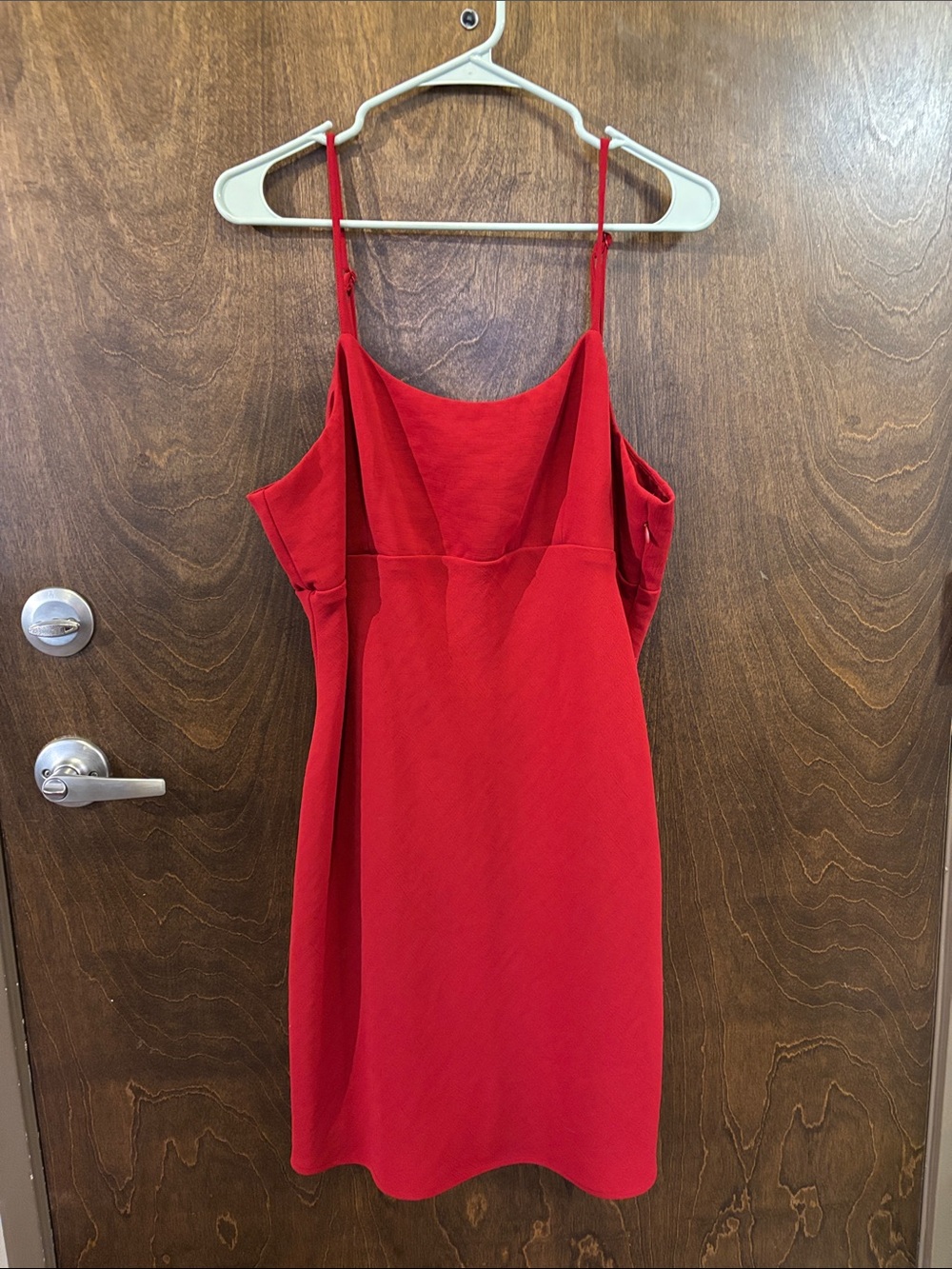 a new day Red Spaghetti-Strap Mini Dress